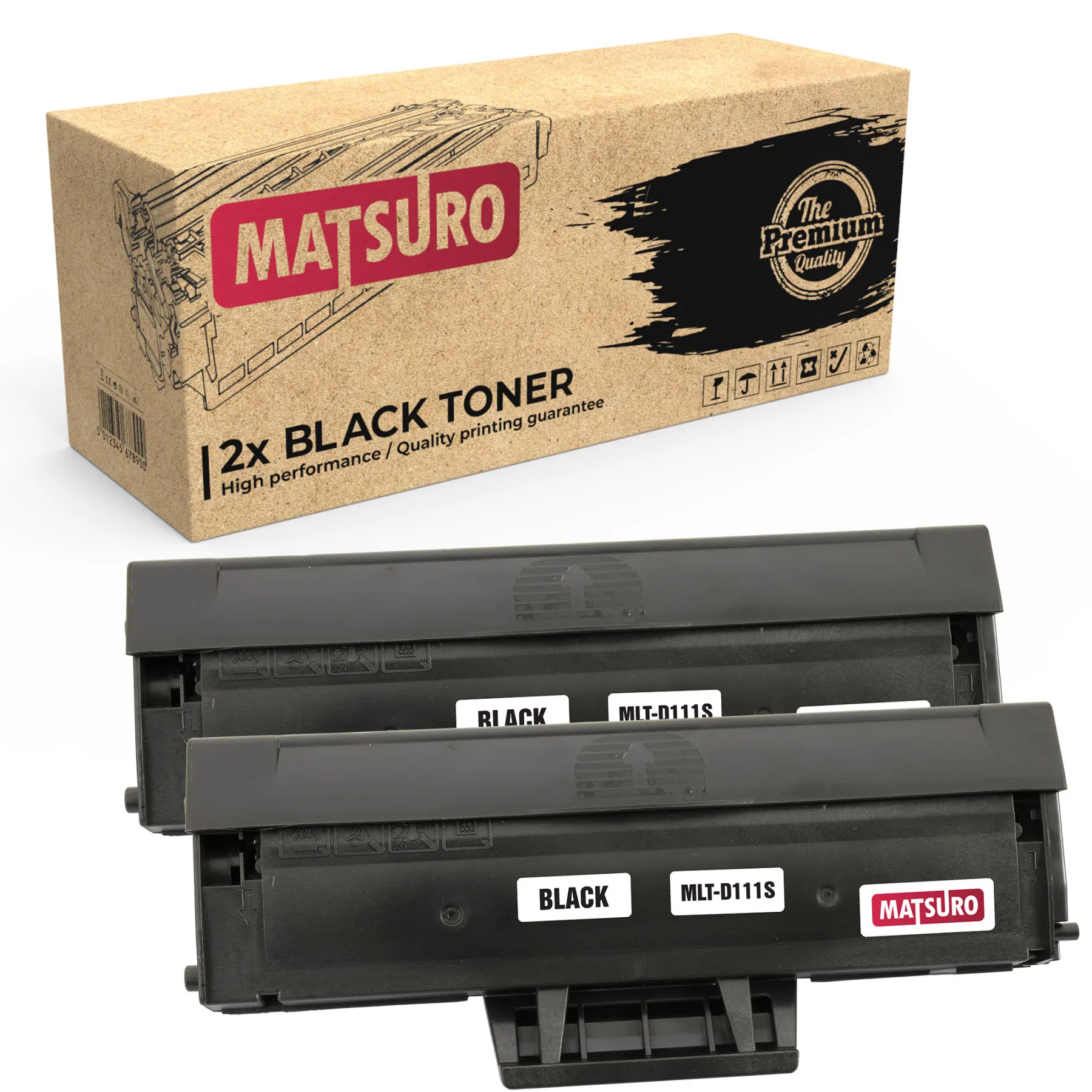 Original Matsuro | Compatibil cartuș de toner de schimb pentru SAMSUNG MLT-D111S